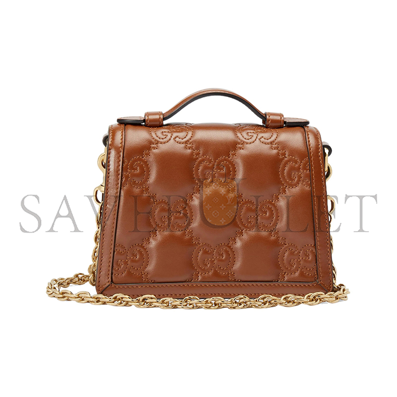 GUCCI GG MATELASSÉ SMALL SHOULDER BAG 724499 (18*13*6.5cm)